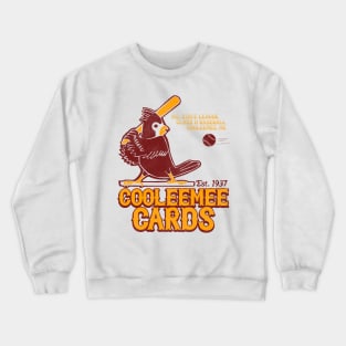 Defunct Cooleemee Cards Baseball Team Crewneck Sweatshirt